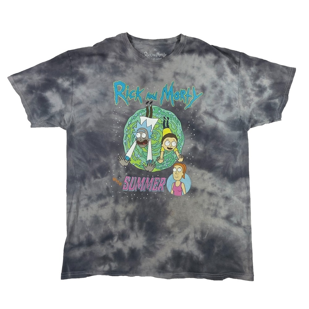 Rick and Morty‎ Summer Tshirt Tye Dye Adult Swim Ripple Junction